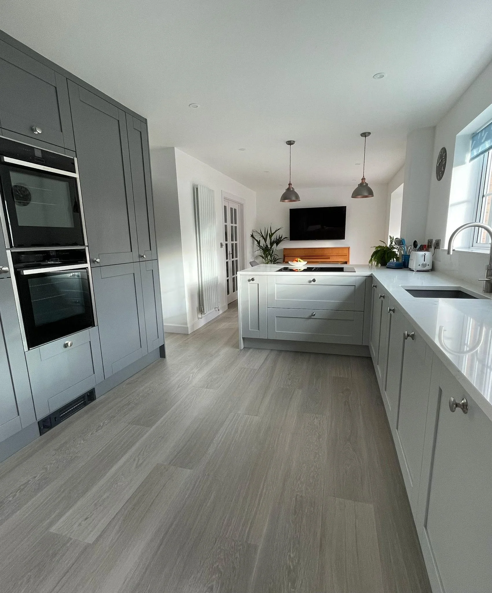 Before and after kitchen transformation